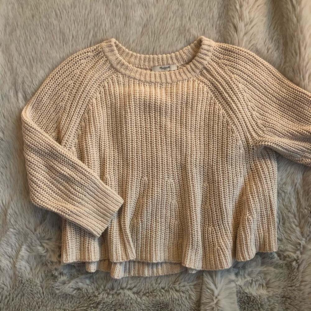 Madewell cropped sweater